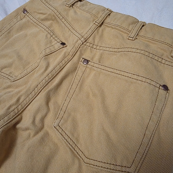 Reformation Cowboy High-Rise Straight Jeans – Mustard Yellow – Sustainable Denim - Picture 11 of 11